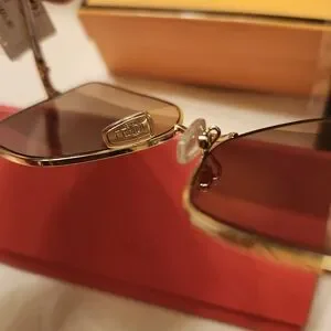 Fendi | Accessories | Fendi Stripes 6mm Cat Eye Sunglasses  display picture 2